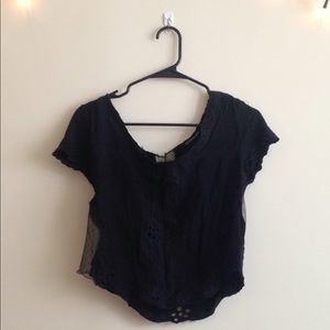 🖤Black lace T🖤
